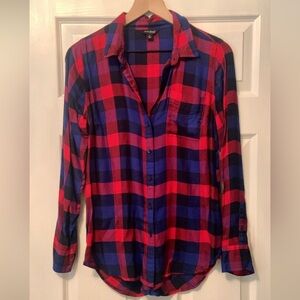 Lucky Brand Lightweight Flannel Button Up Shirt